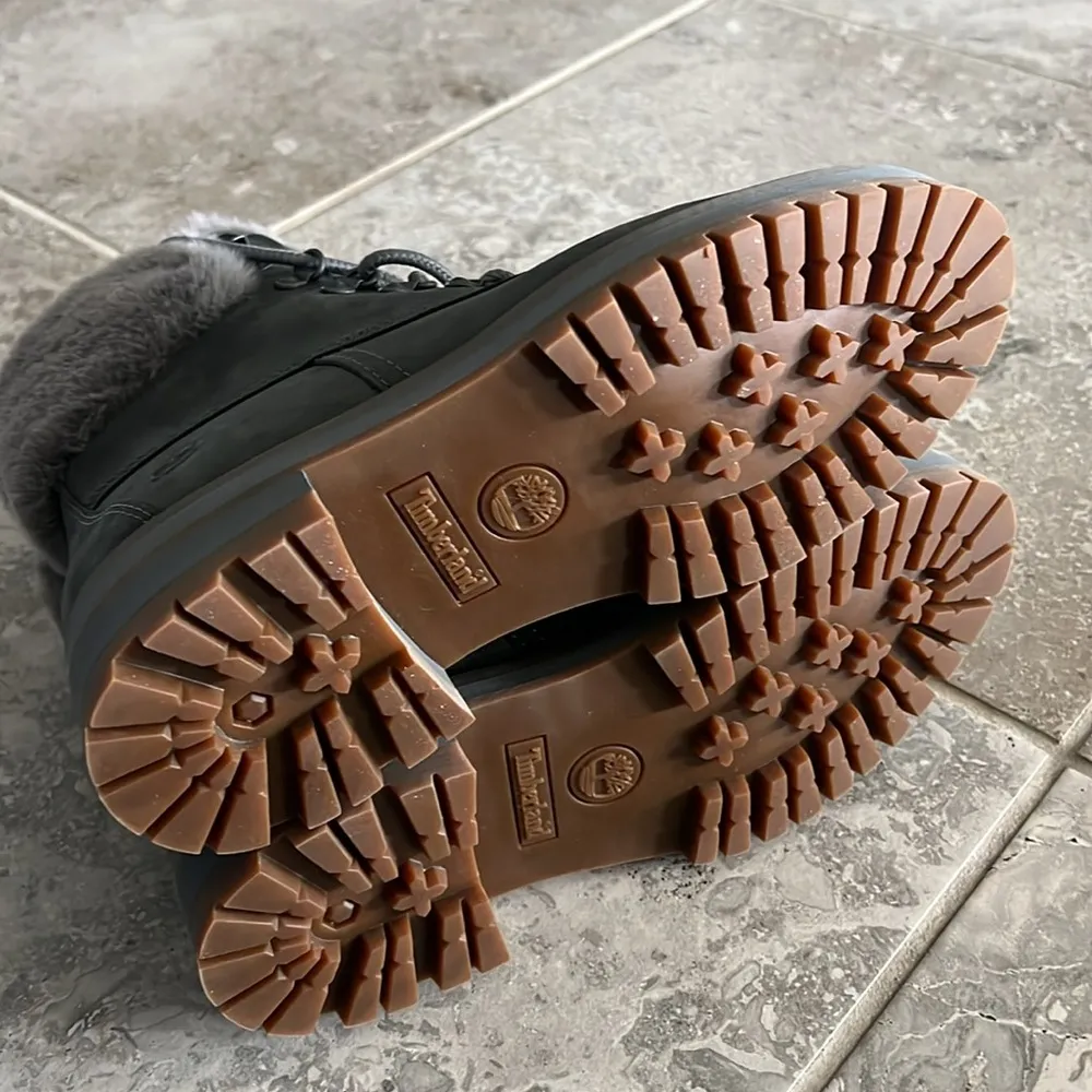 Timberland Courmayeur Valley Waterproof 6” Boots in Med Grey, Size 8 NEW in Box - Image 10