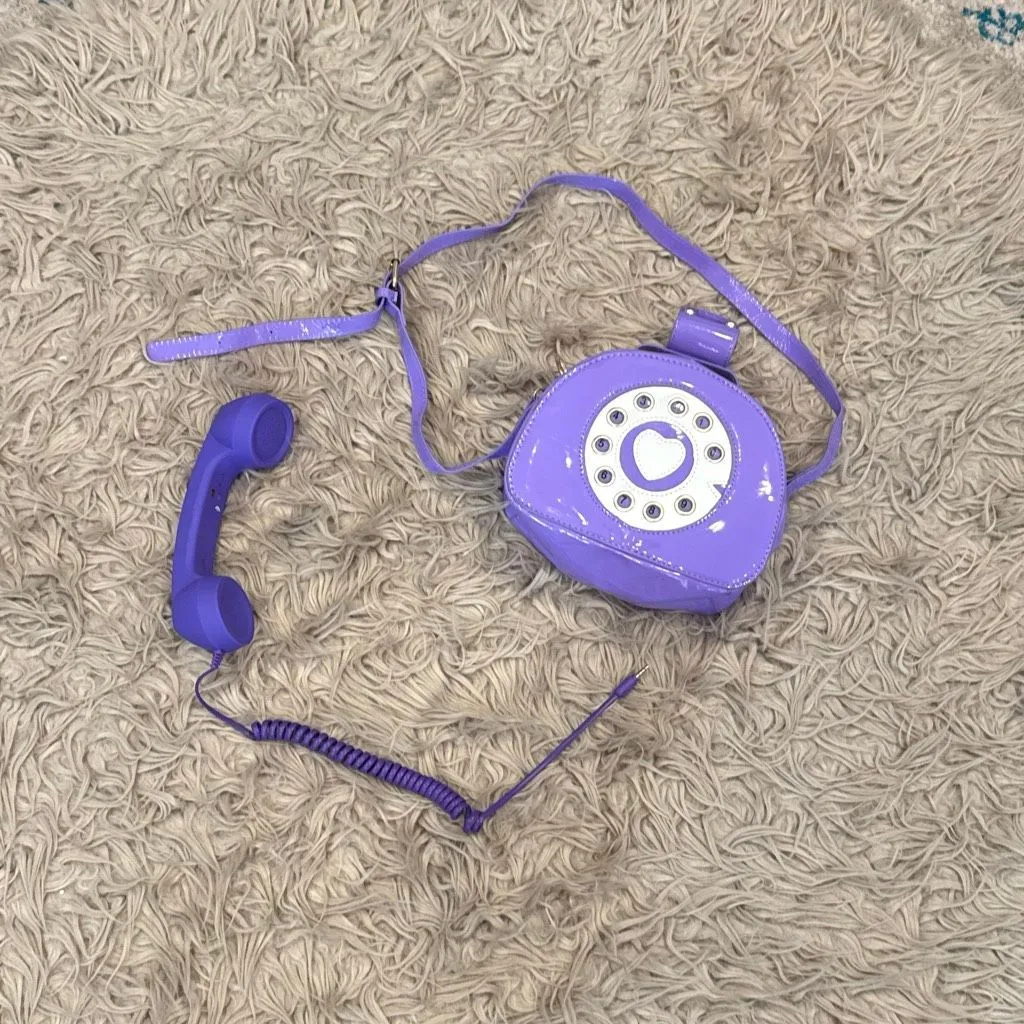 Telephone Purse Purple - Image 3