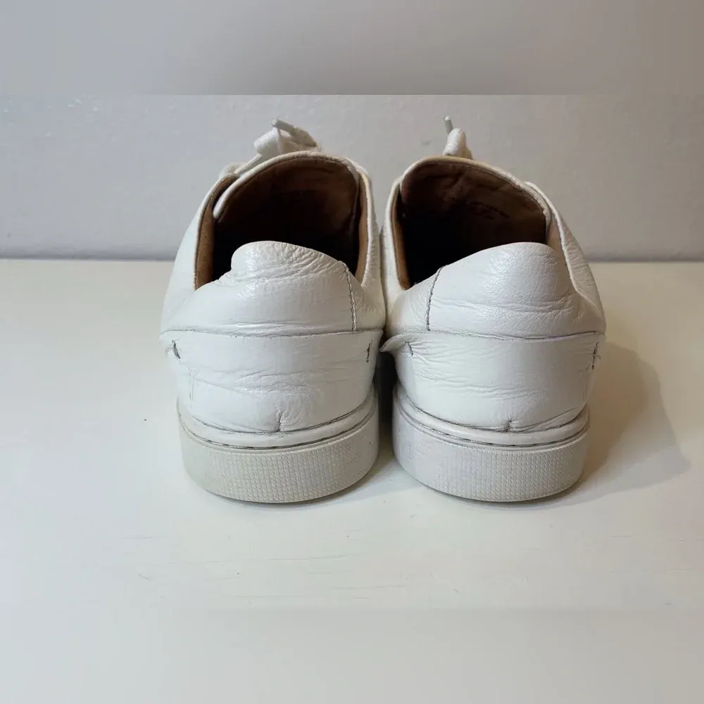 Frye Women’s‎ Ivy Court Low Lace White Leather Sneakers Size 7.5 - Image 8