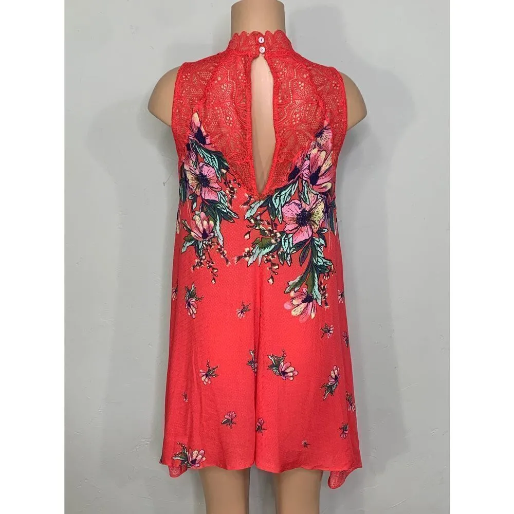 New. Free people red floral summer dress - Image 8