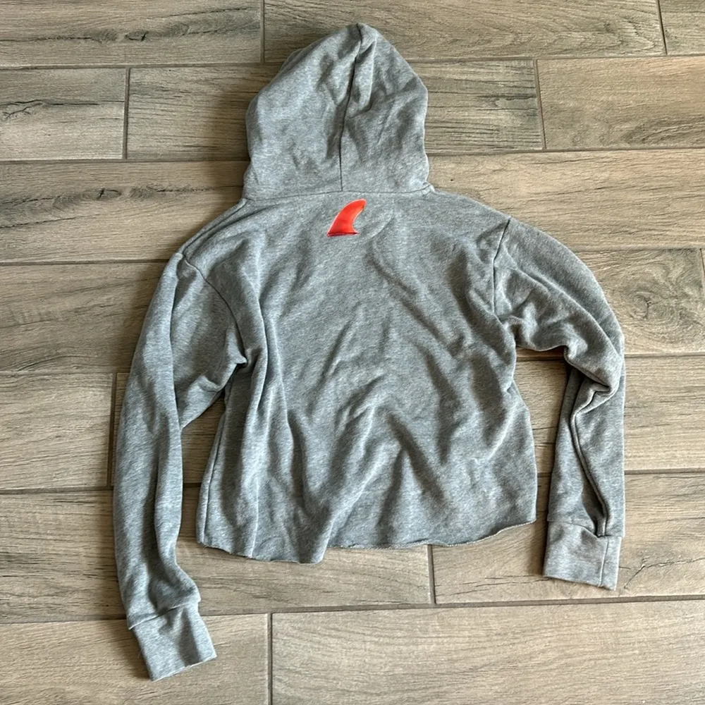 Shell beach cropped hoodie Gray Size M - Image 4