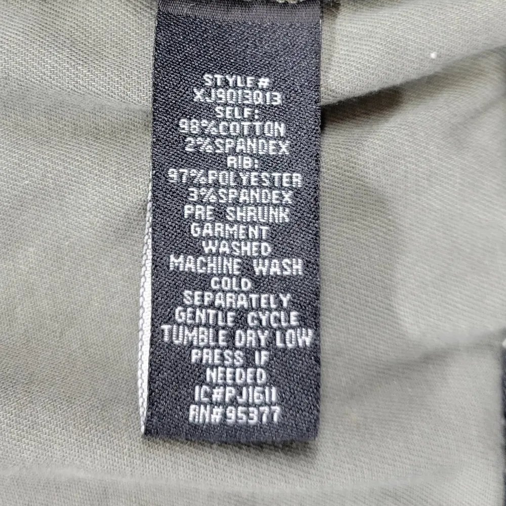 Sanctuary Womens Jacket Size M Olive Green Zip Up Military Twill Bomber Crop - Image 8