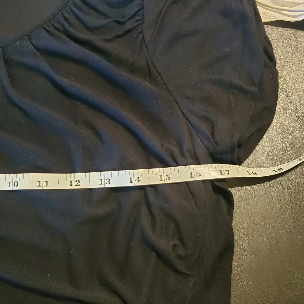 DVF Diane Von Furstenberg black ruched drape EROSA silk sz 10 - Image 12