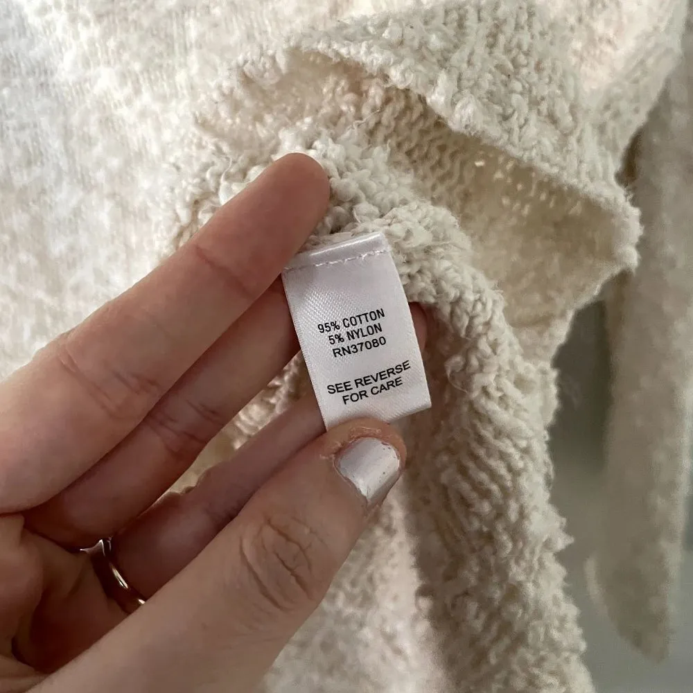 Cato vintage boho style cotton nylon cowl neck sweater knit women size large - Image 6