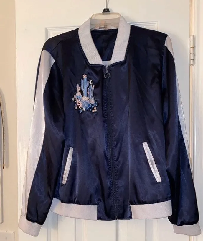 Juicy Couture Navy blue bomber jacket - Image 2