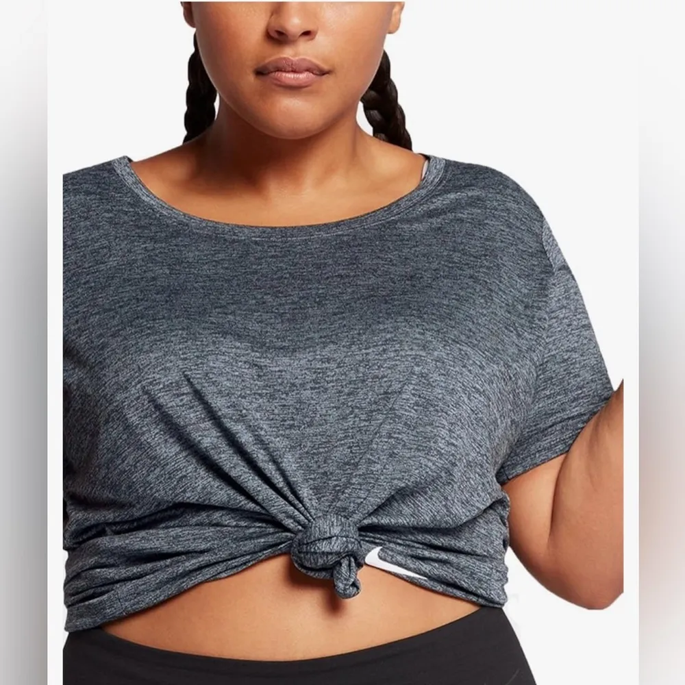 NIKE Dri-Fit Dry Legend Short Sleeve Scoop Neck T-Shirt Training Top Size 3X - Image 3