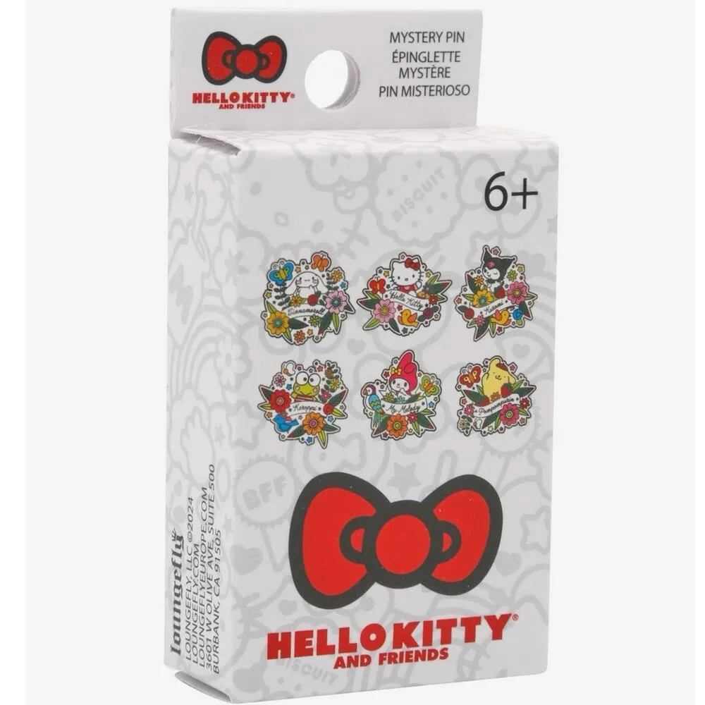 New - Loungefly Hello Kitty And Friends Tattoo Blind Box Enamel Pin pompompurin - Image 2