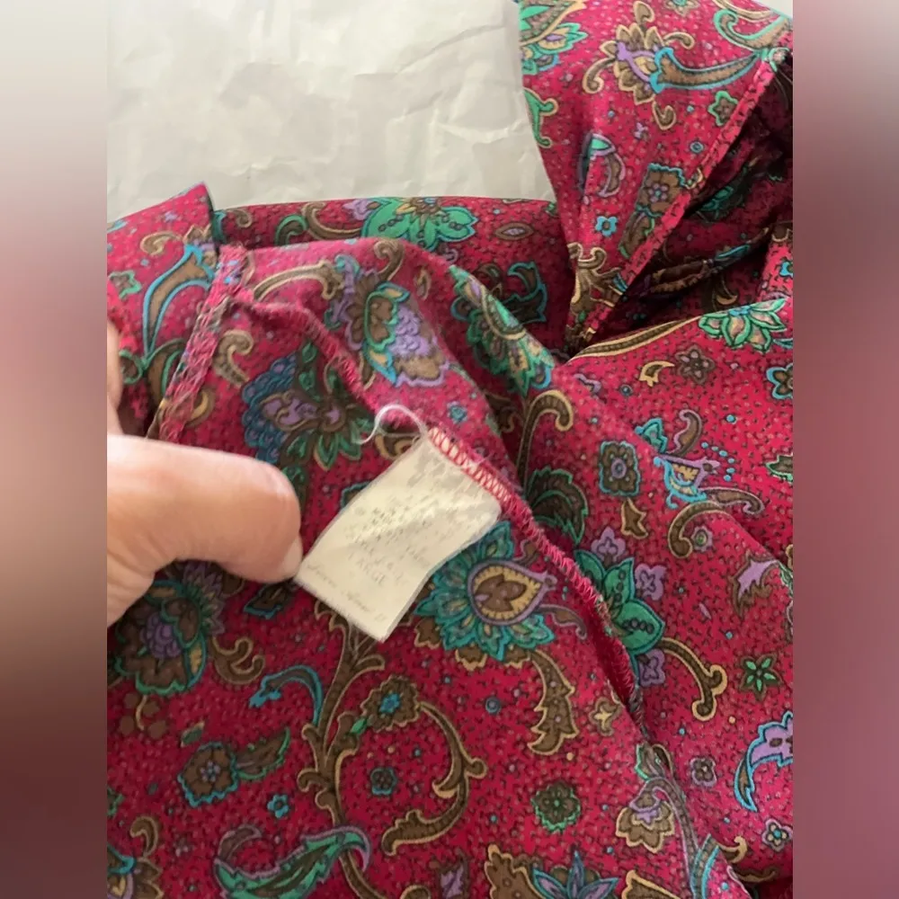 lucie anne ii paisley floral satin slip nightgown Purple Size L - Image 9