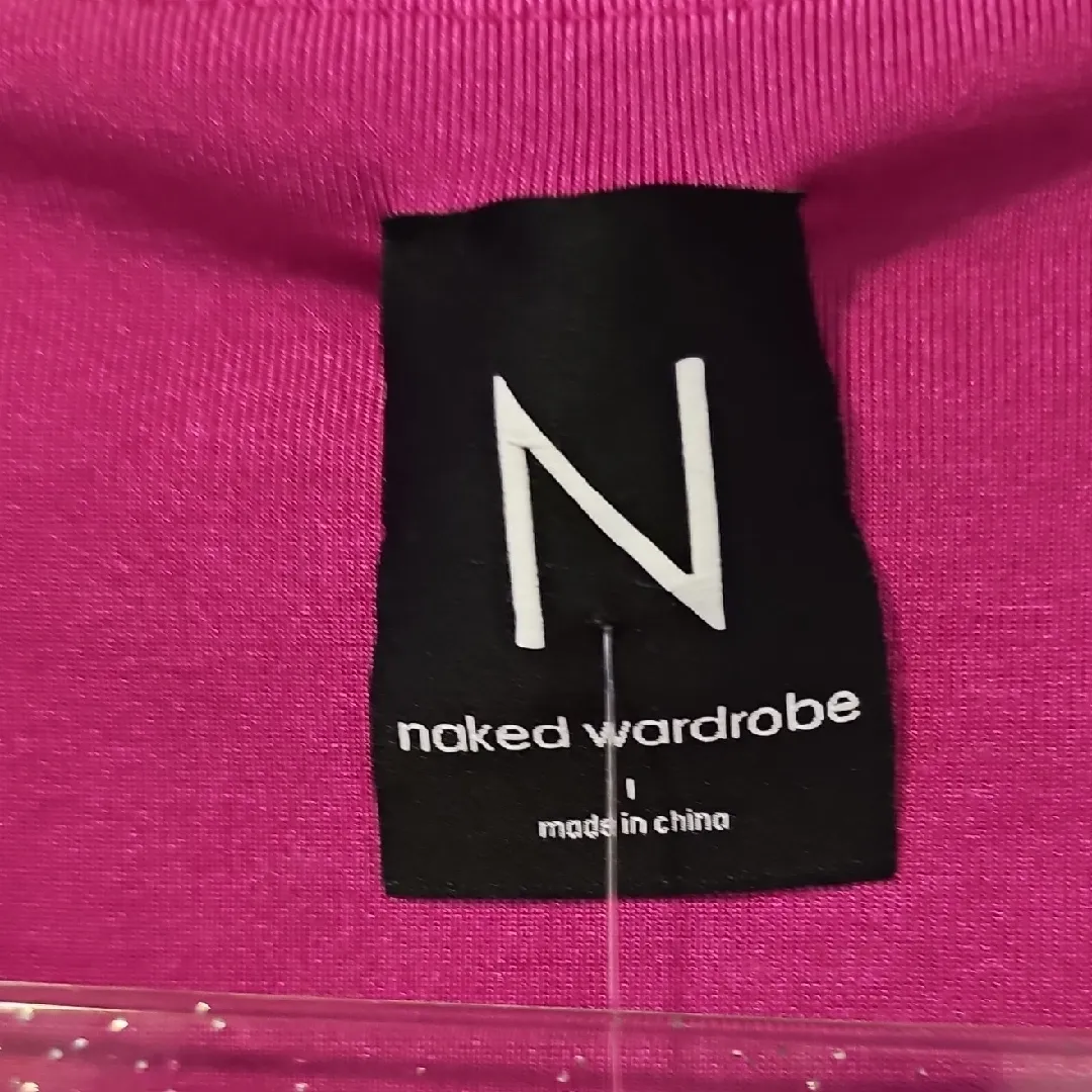 Naked Wardrobe Fuchsia Ruched Tank Top - Image 2