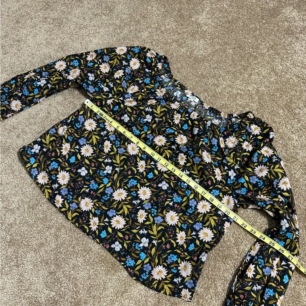 Lot Of 2 a.n.a. A New Approach Women Multicolor Floral Peasant Top Blouse  L XL - Image 6