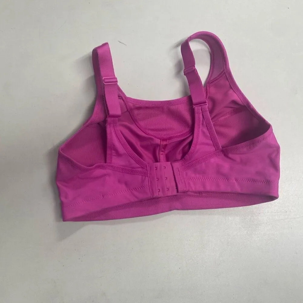 GLAMORISE‎ Sport Bra Hot Pink Size 36D New Without Tags - Image 2
