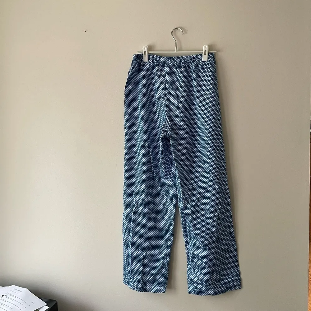 Miss Elaine Pajamas 2 Piece Set Blue Paisley And Geometric Print Size M Size M - Image 8