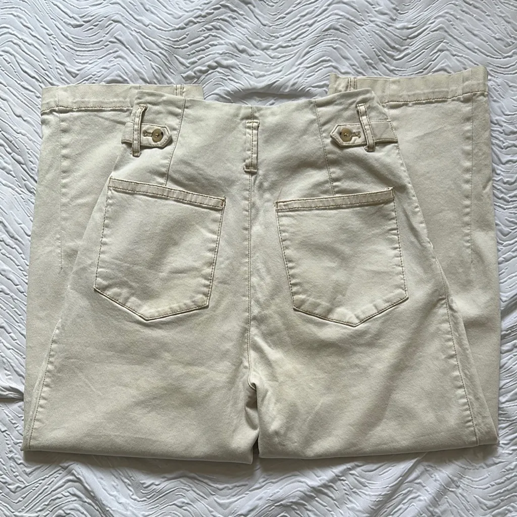 Free people Beige Pleated pants - Image 6