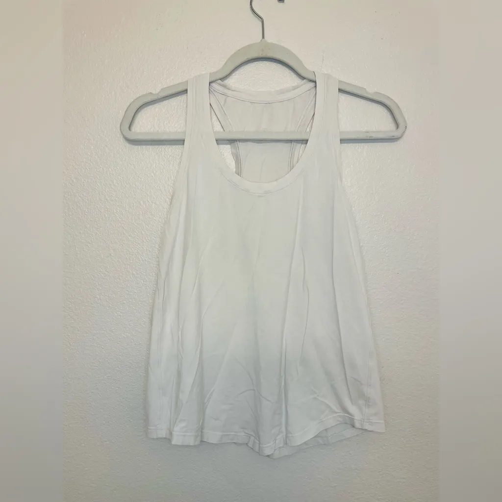 Lululemon Women’s Swiftly Tech Racerback‎ White Tank Top Size M - Image 4