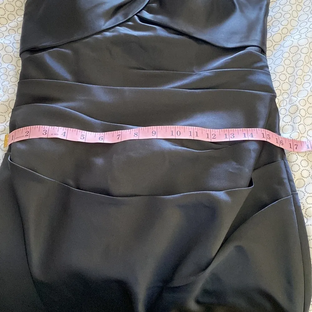 Bill Levkoff Black One Shoulder Dress‎ - Image 13