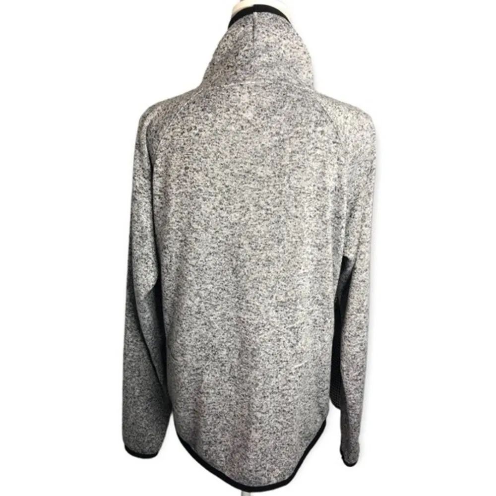Tek Gear Women’s Fleece Heather Grey Cowl Neck Pullover Sweater - Image 87