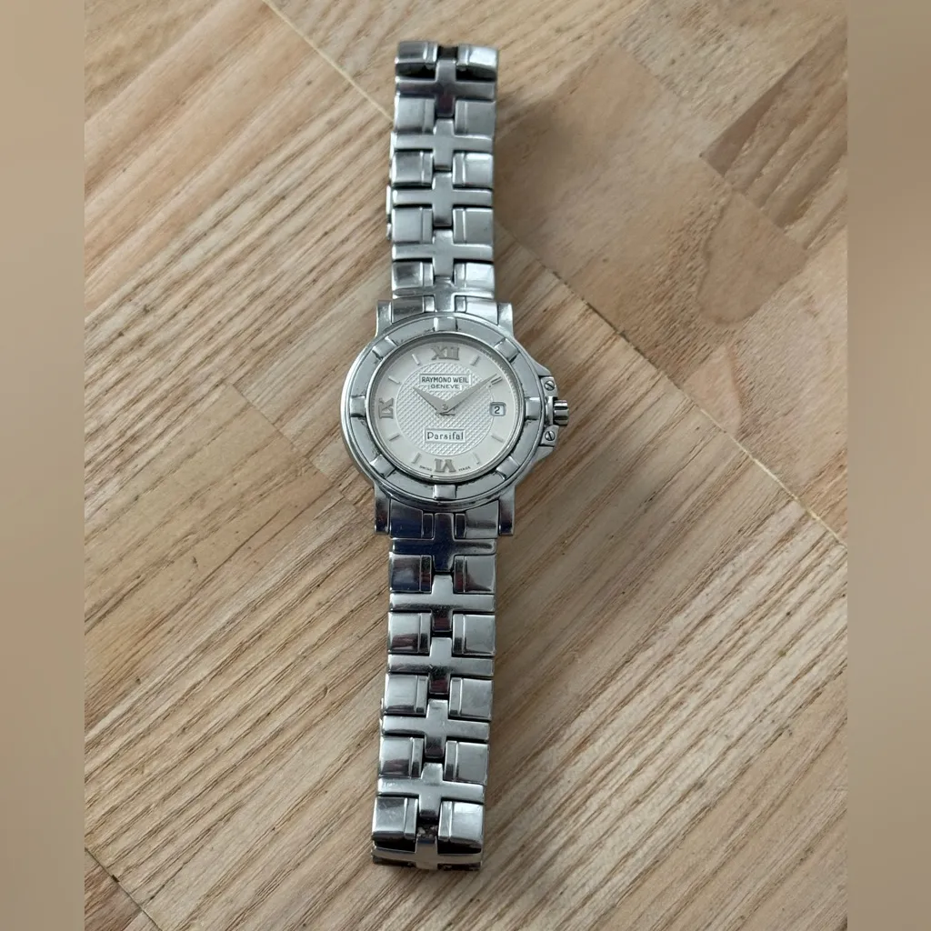 Raymond Weil Geneve Parsifal Ladies Watch Stainless Bracelet Case Silver Dial - Image 7