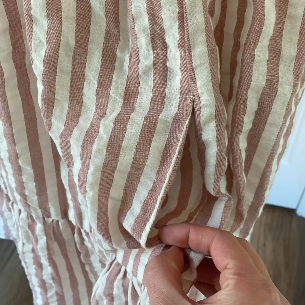 Anthropologie vertical stripe tiered dress - Image 5