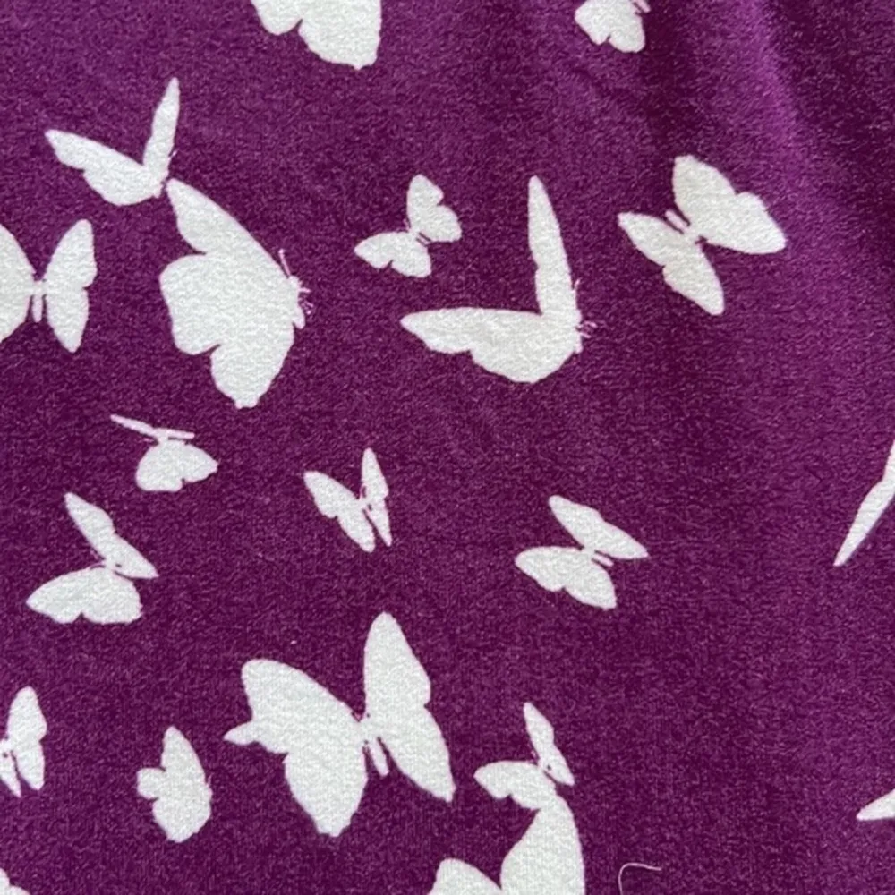 Lularoe Purple Plum Butterfly Leggings Tall & Curvy NWOT #7647 - Image 2
