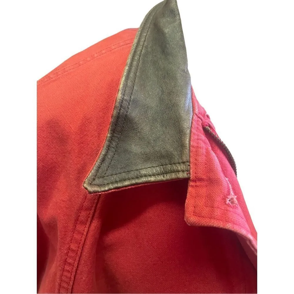 Talbots Vintage Women’s Red Field Coat Hooded With Detachable Wool Lining-RARE - Image 13