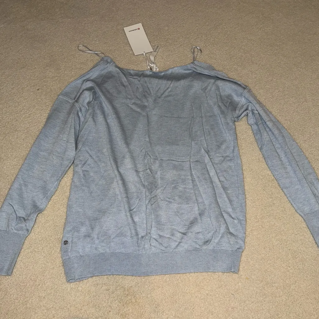 NWT Lululemon Athletica Full Extension Sweater in Heathered Starlight Size 10 - Image 6