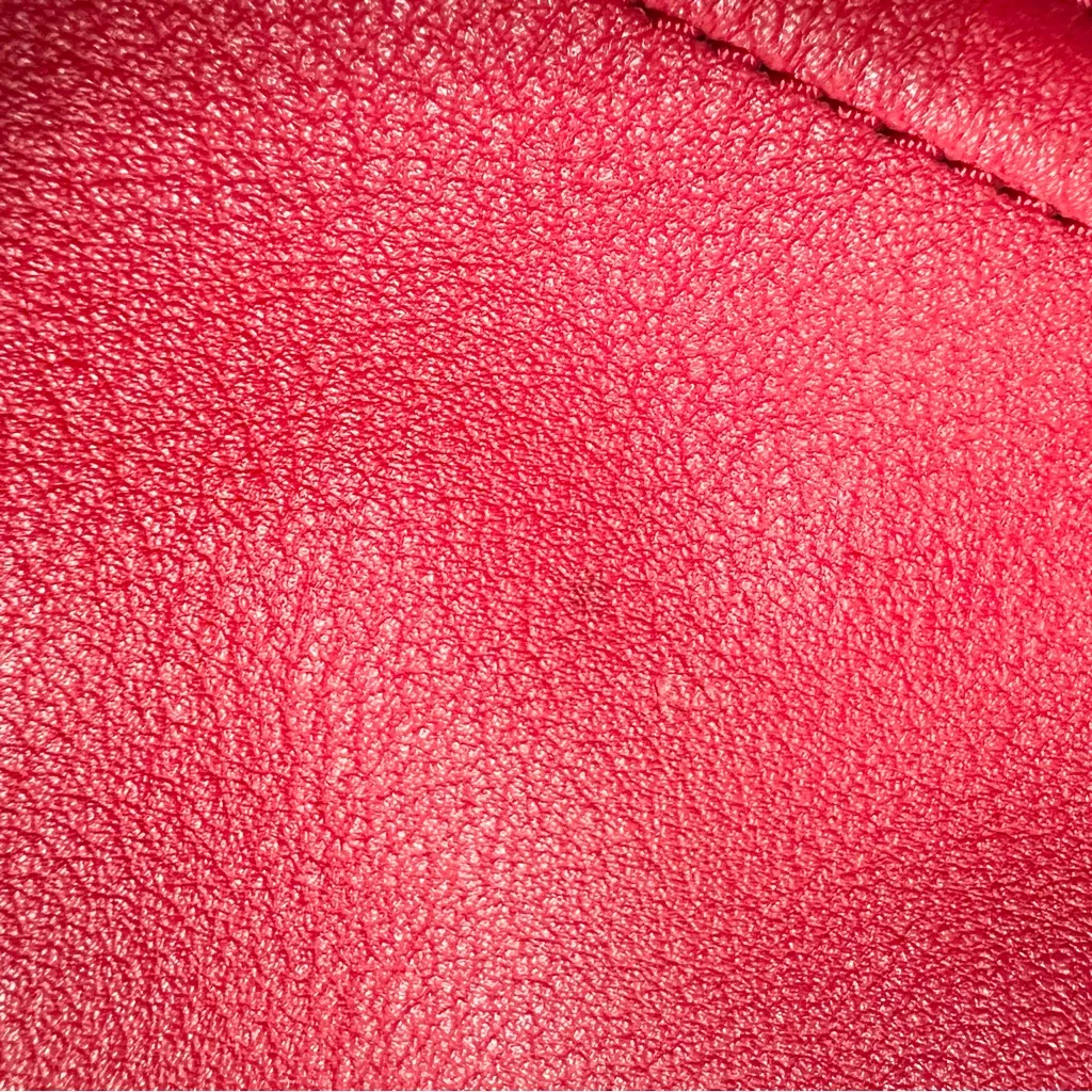 Michael Kors Red Lydia Large Leather Hobo Bag Designer Shoulder Bag Purse - Image 7