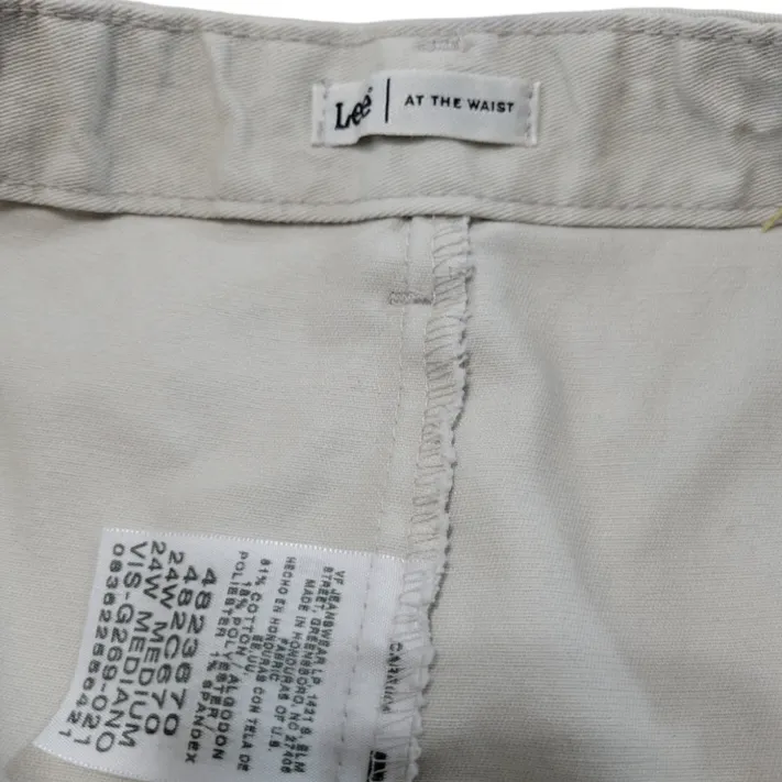 Lee Pants Size 24W Medium W38"xL19.5" Lee At The Waist Pants Capris Capri Pants - Image 5