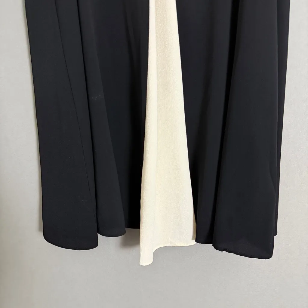 Bishop + Young sz M black white‎ shift halter mini dress - Image 3