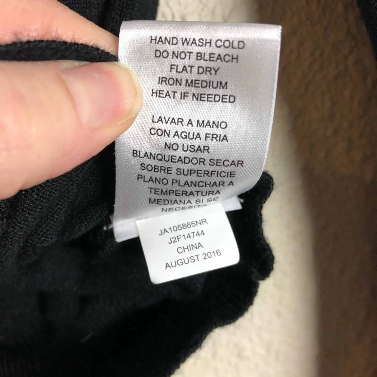 Joseph A Black Sweater with Sheer Details Womens S Preppy Whimsigoth Pullover - Image 6