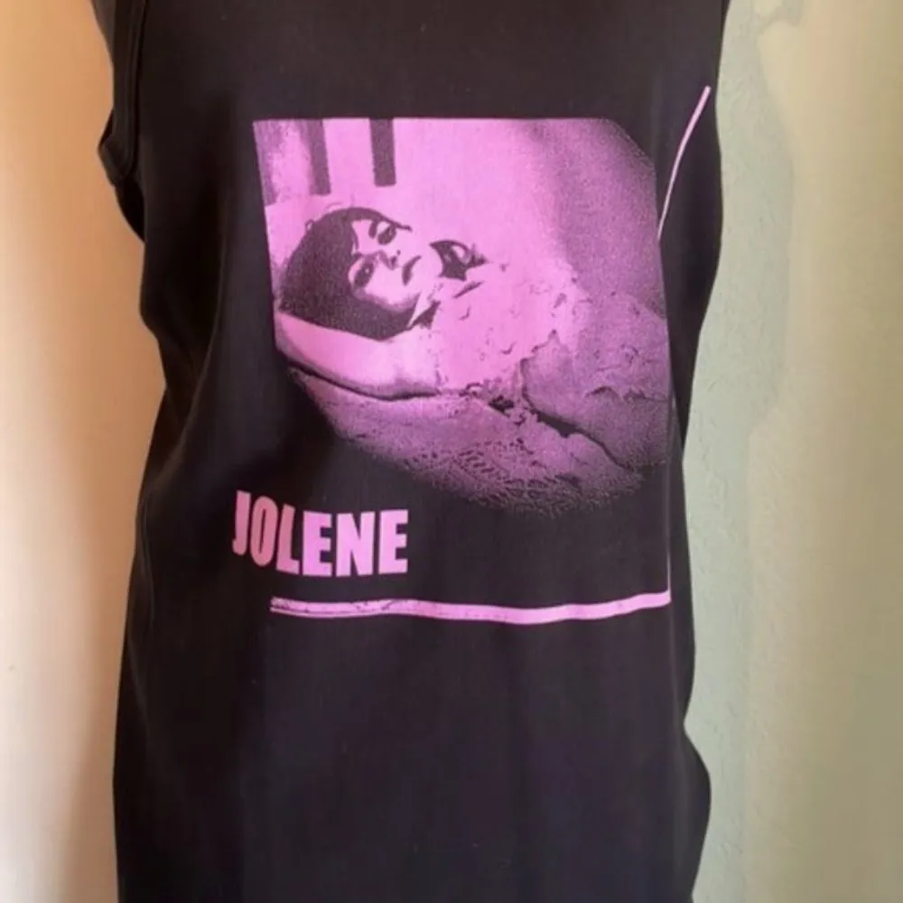 Ann Demeulemeester Jolene print Tank Top purple and black Size L - Image 7