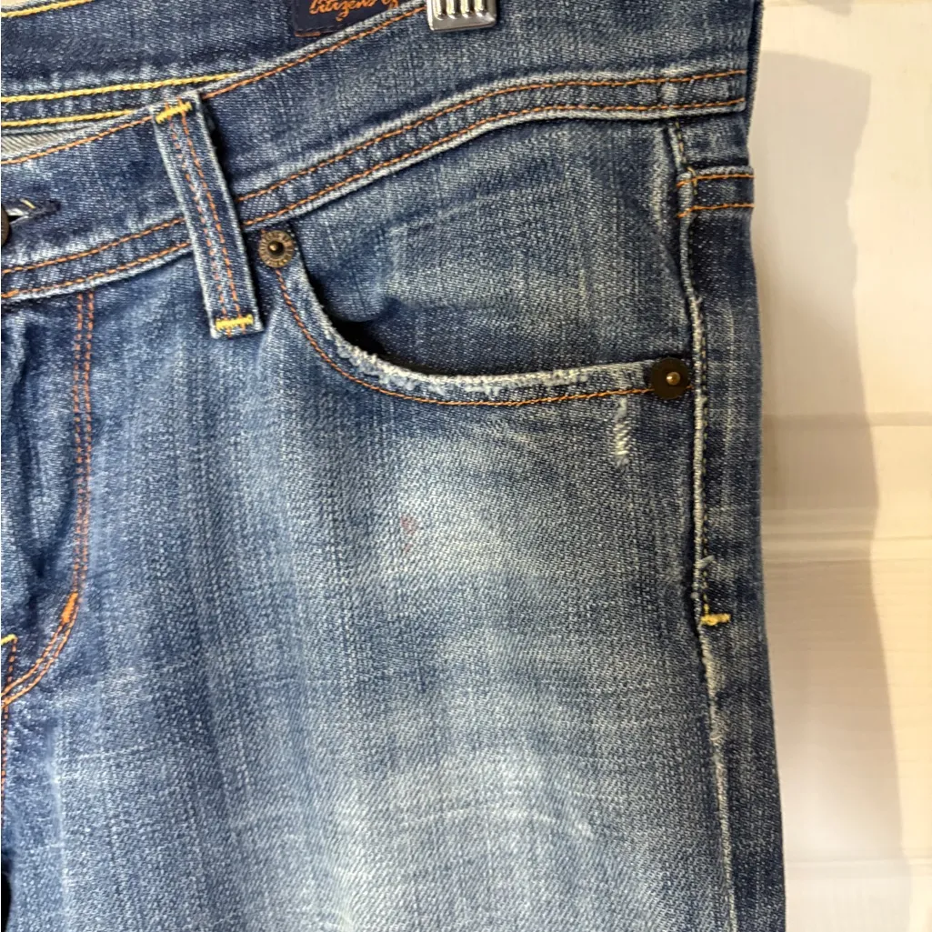 Citizens Of Humanity Jeans Ingrid #002 Low Waist Flair Cut 1630 Style 002-001 - Image 4