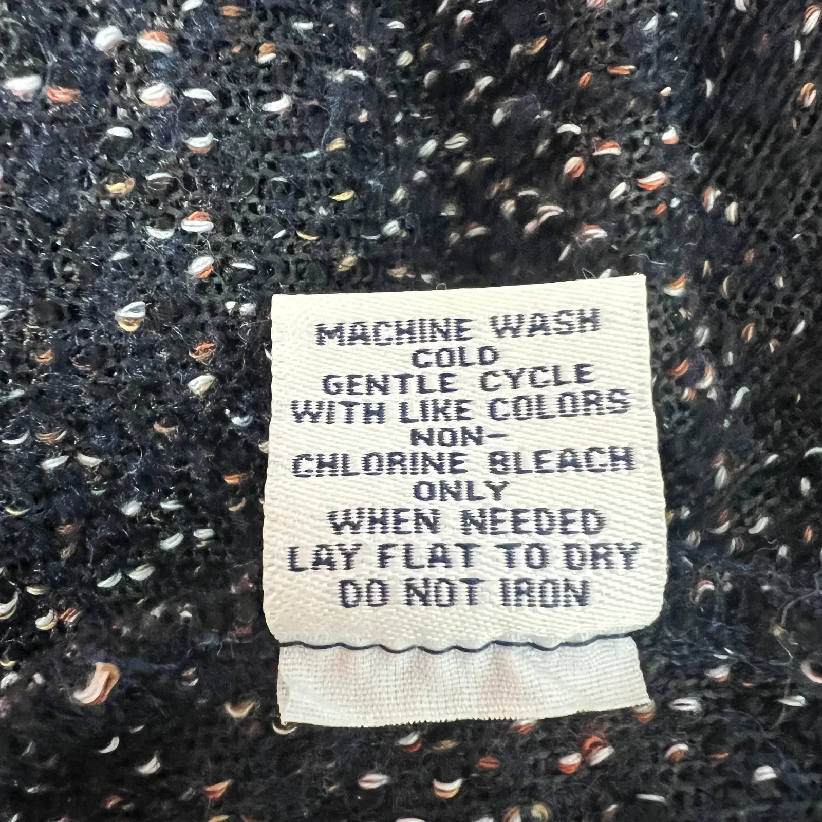 Caffe Marrakesh Sweater Womens Small Wool Blend Cowl Neck Career Workwear Casual Black - Image 10