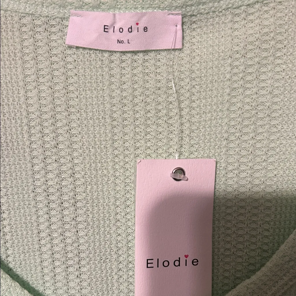 Elodie Light Green Button Down Shirt - Image 2