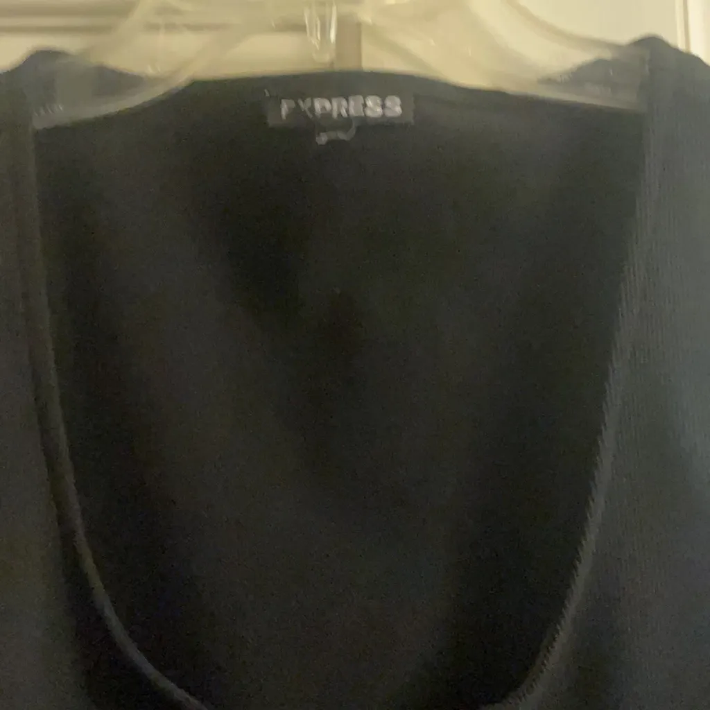 EXPRESS New  front zip up crop top - Image 3