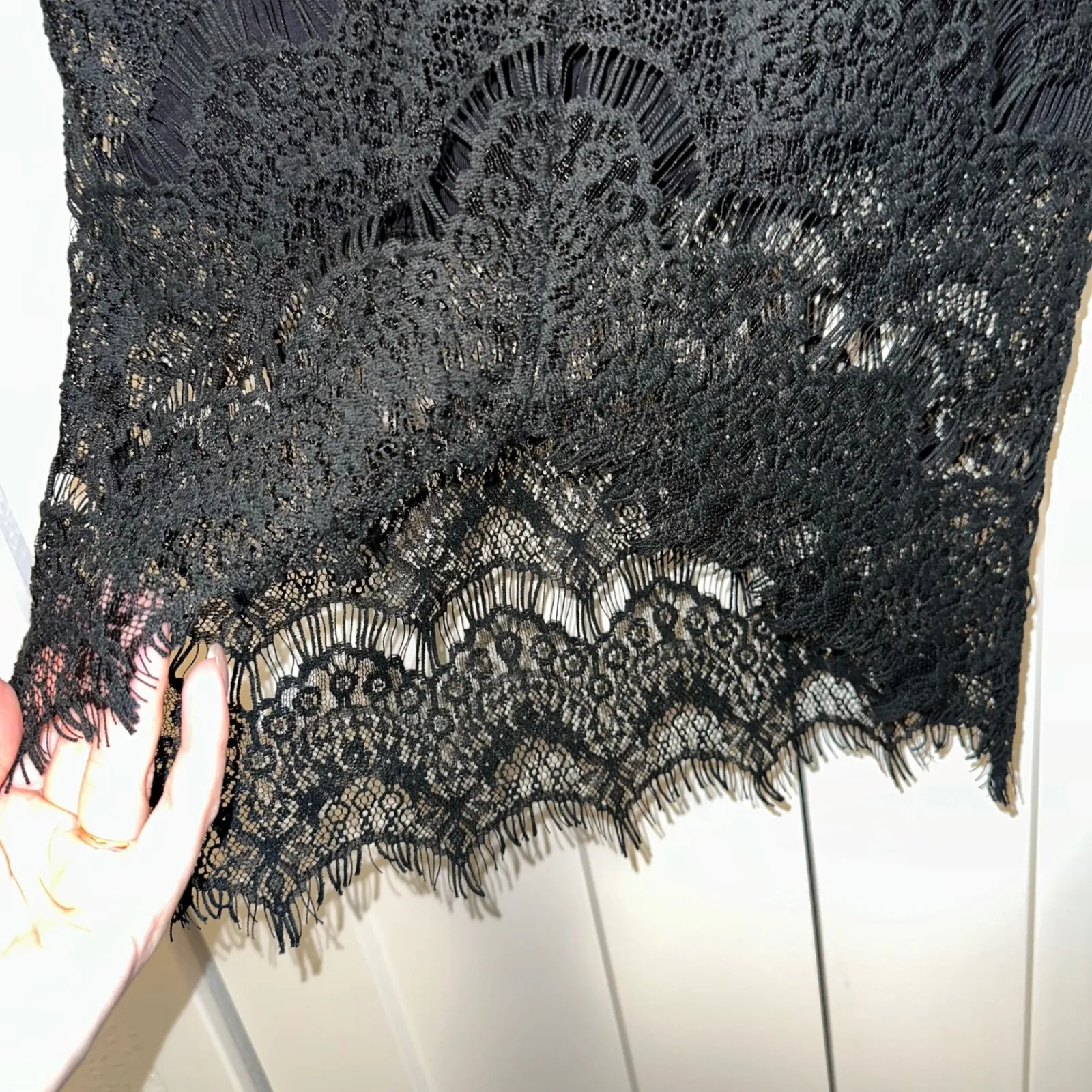Intimately‎ Free People Black Lace Dress XS Sleeveless Cocktail Party - Image 6