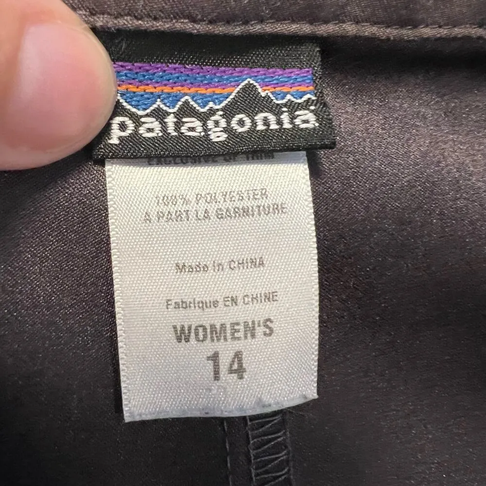 Patagonia Skirt Purple Quick Dry Travel Size 14 - Image 3