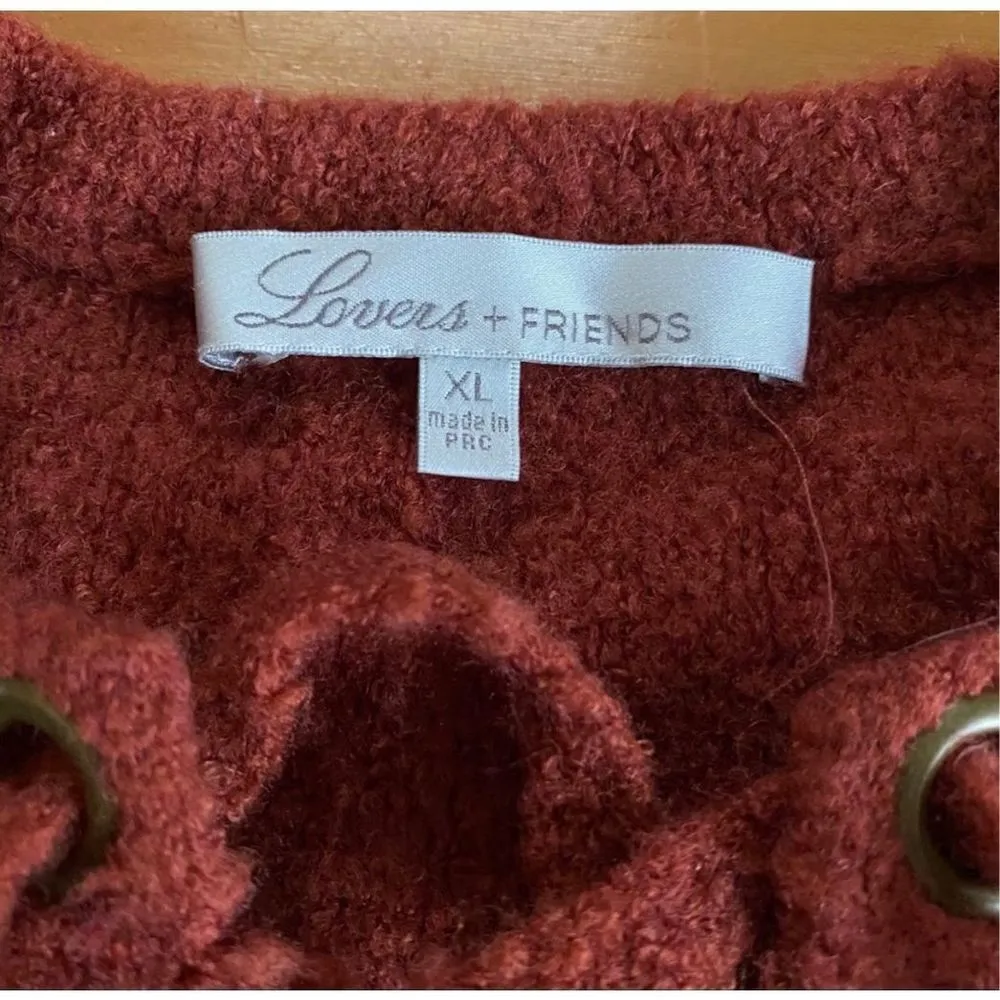 ✨x REVOLVE Rocky Sweater in Strawberry
Lovers and Friends✨ - Image 5