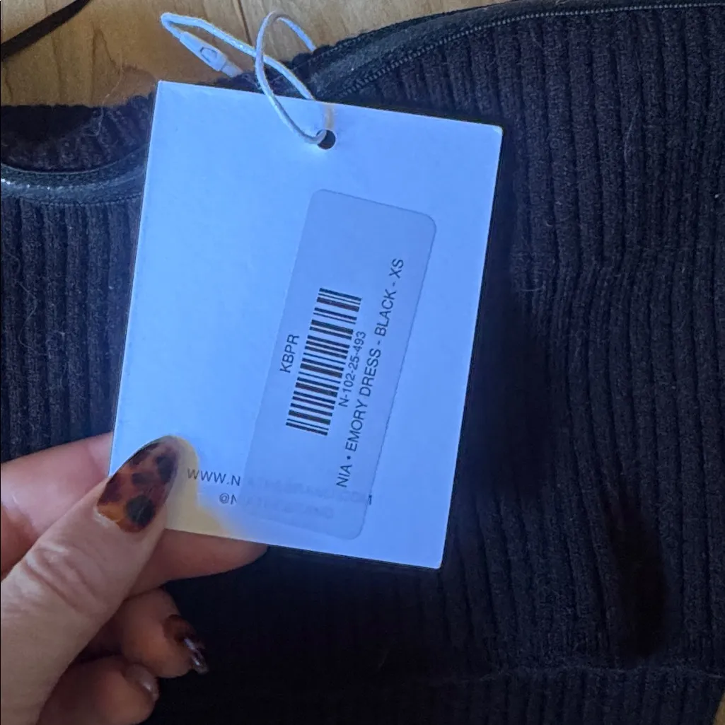NWT NIA EMORY DRESS Black Size XS - Image 3