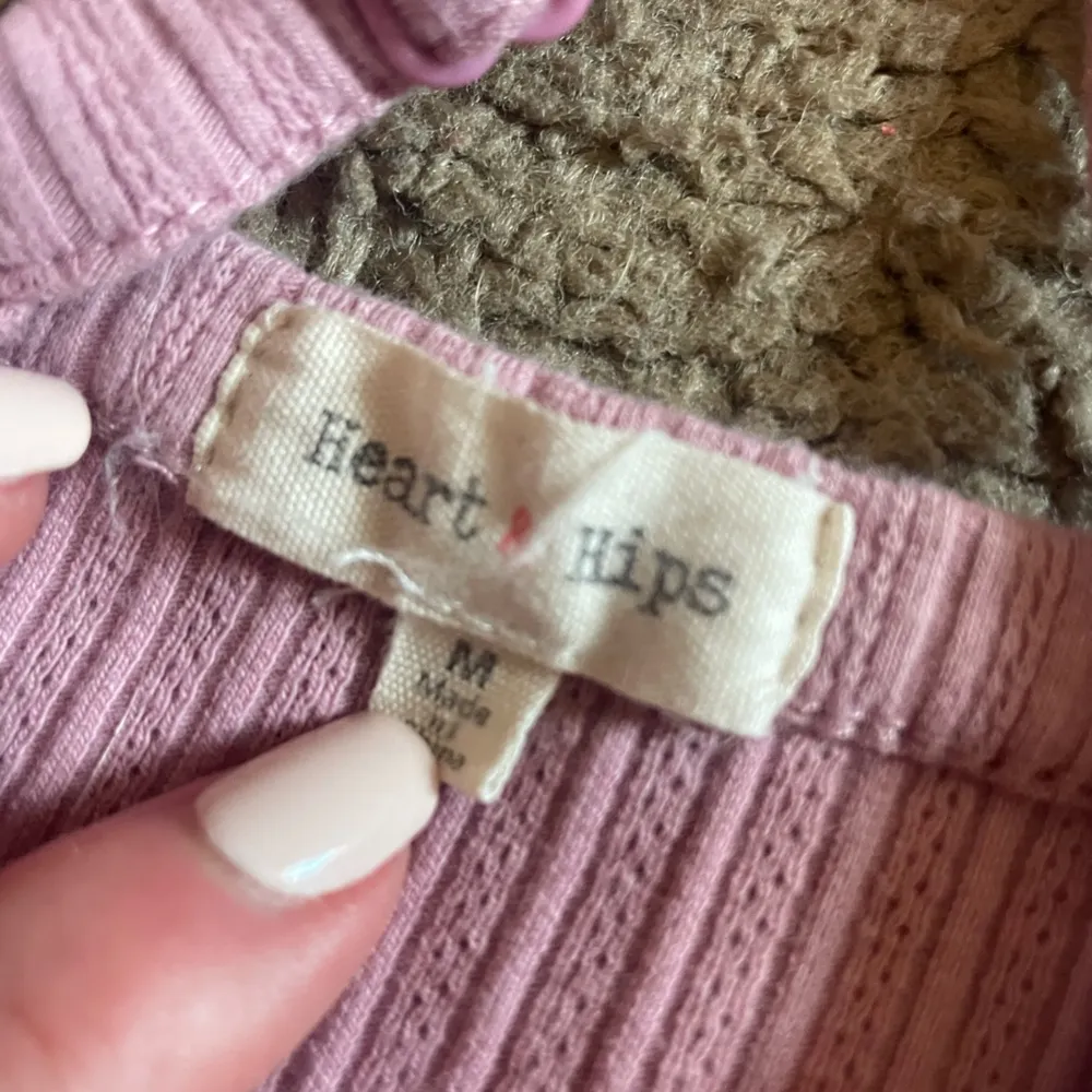 Tilly’s Heart and Hips Ribbed Tribal Spaghetti Strap Cropped Tank Top - Image 8