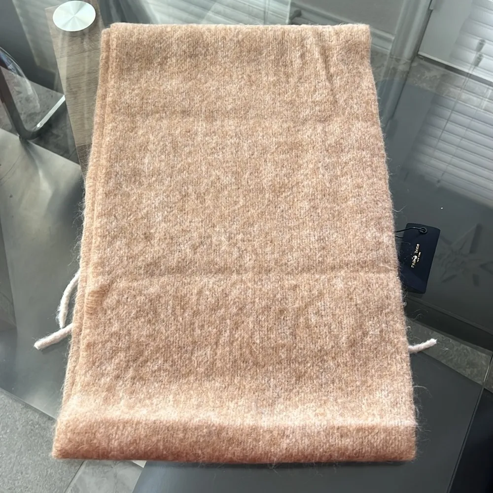 rag & bone Shire Ombré Fringe Scarf, Tan/Beige New w/Tag Retail $250 - Image 3