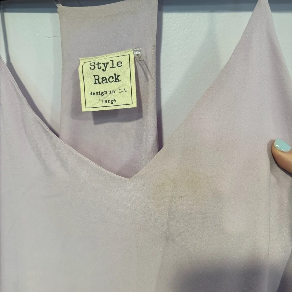 Purple‎ slip dress - Image 2