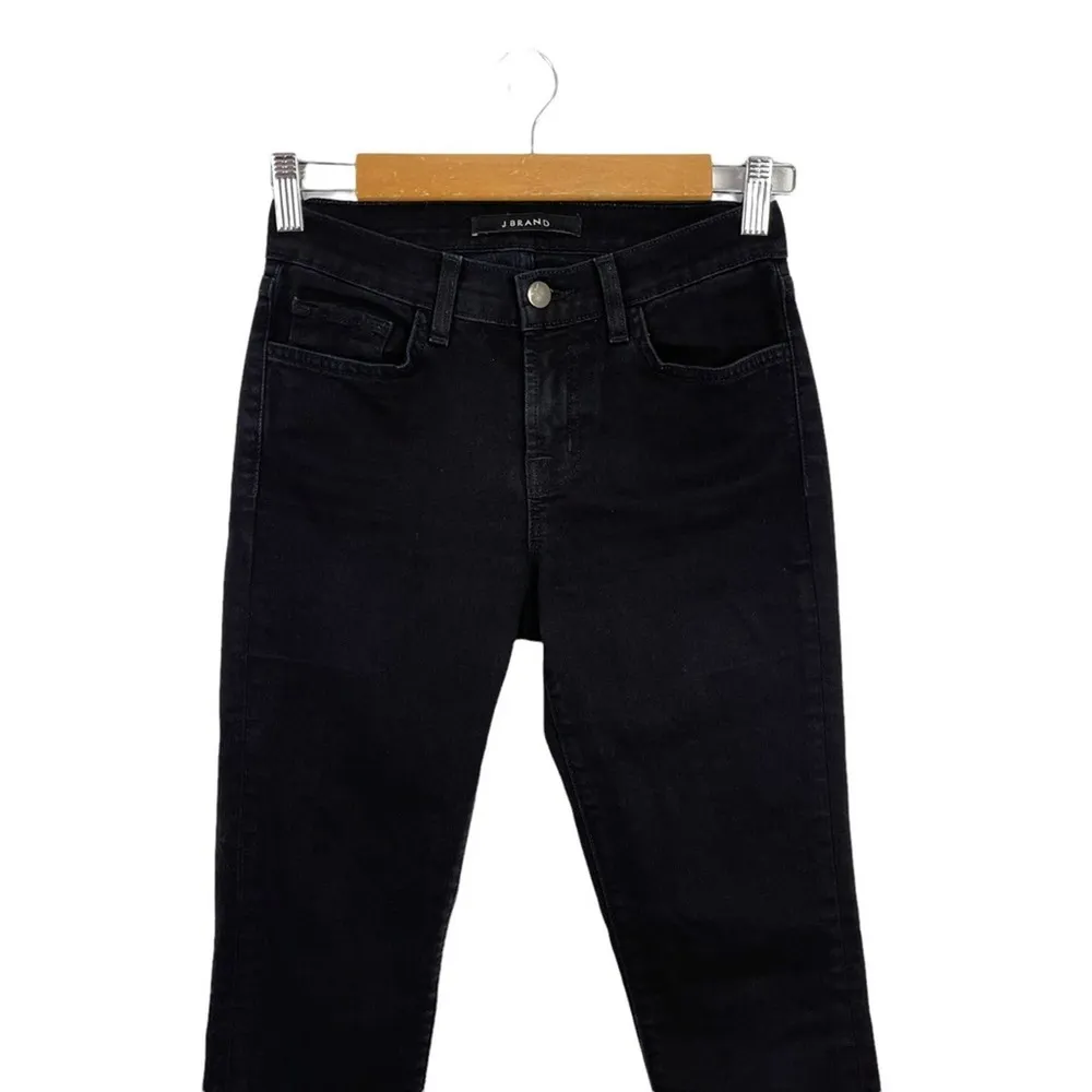 J Brand Womens Size 25 8112 Mid-Rise Rail Skinny jeans in Shadow Stretc - Image 3