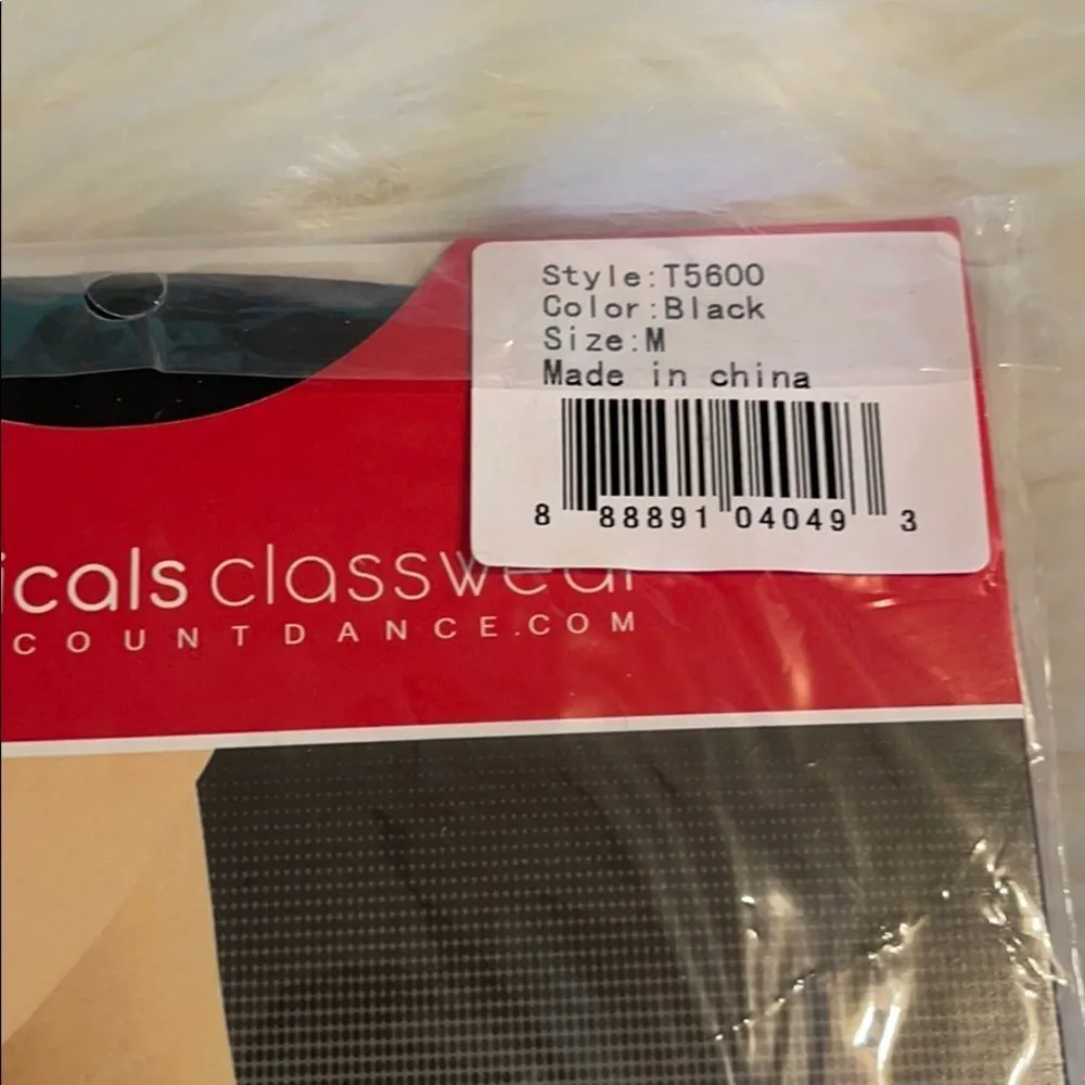 Theatricals Classwear Microfiber Footless Tights M New in Package - Image 6