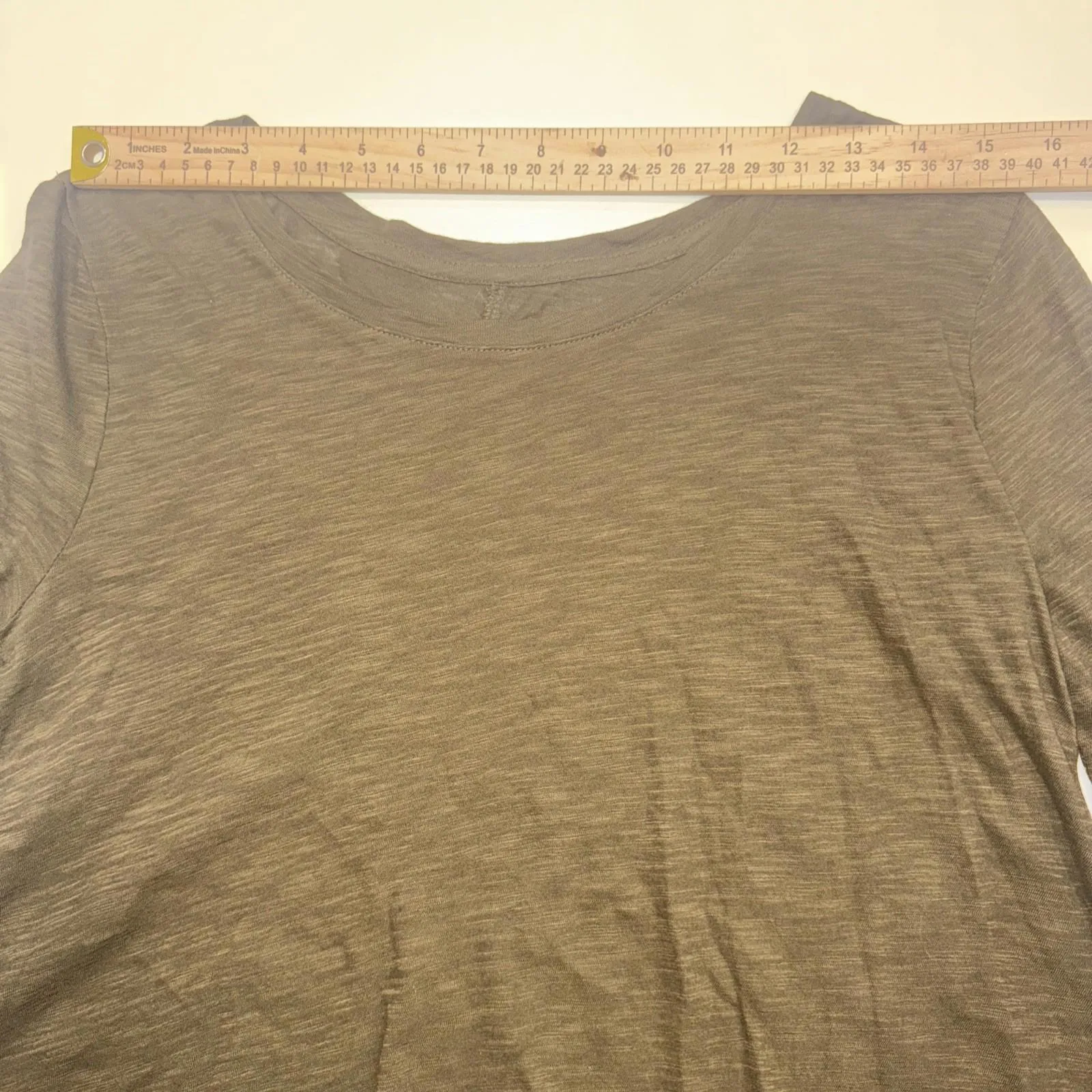 Old Navy Blouse Green Gauze Long Sleeve Pullover Tunic Top Women’s XS New - Image 13