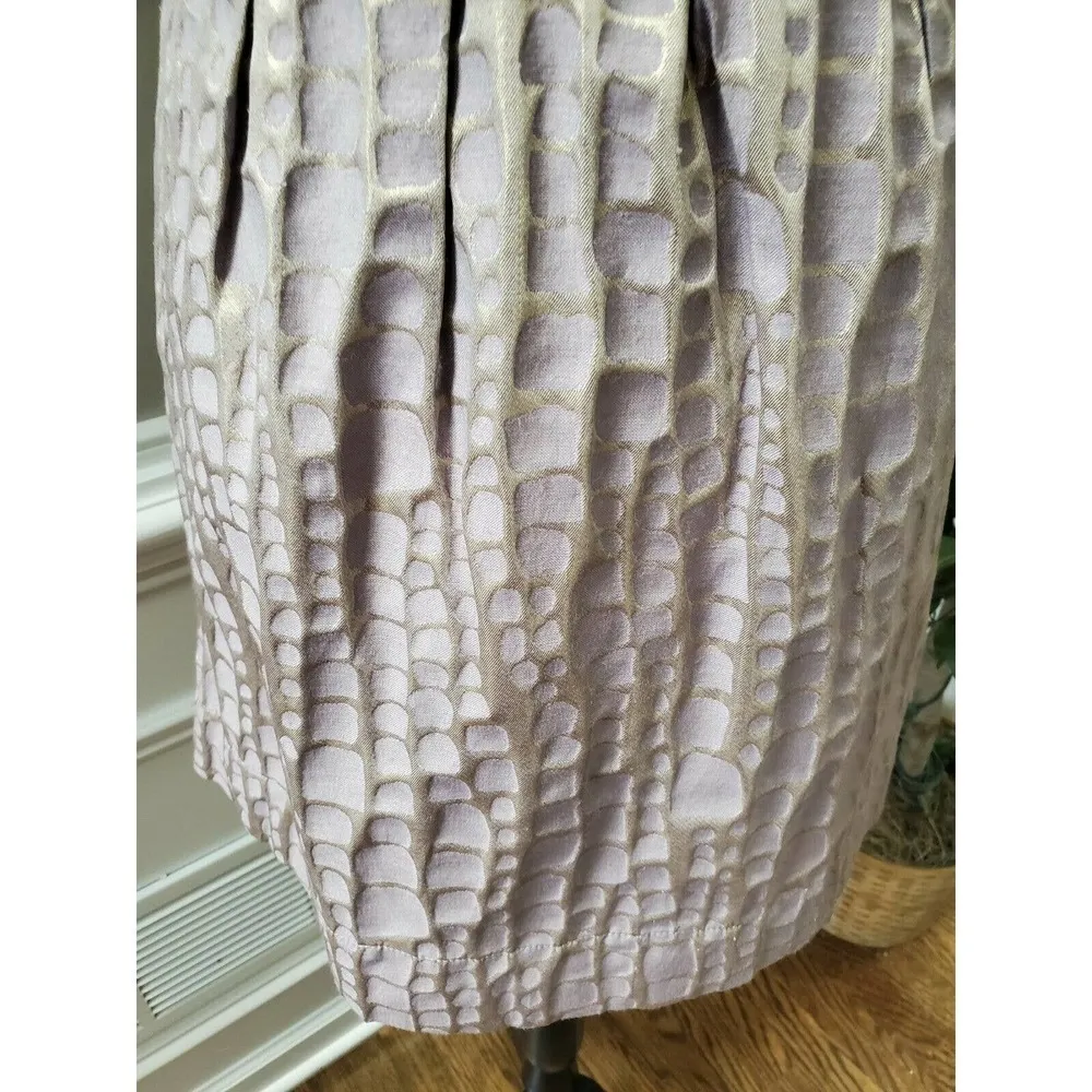 American Eagle Outfitters Women's Pink Rayon Strapless Knee Length Dress Size 4 - Image 4