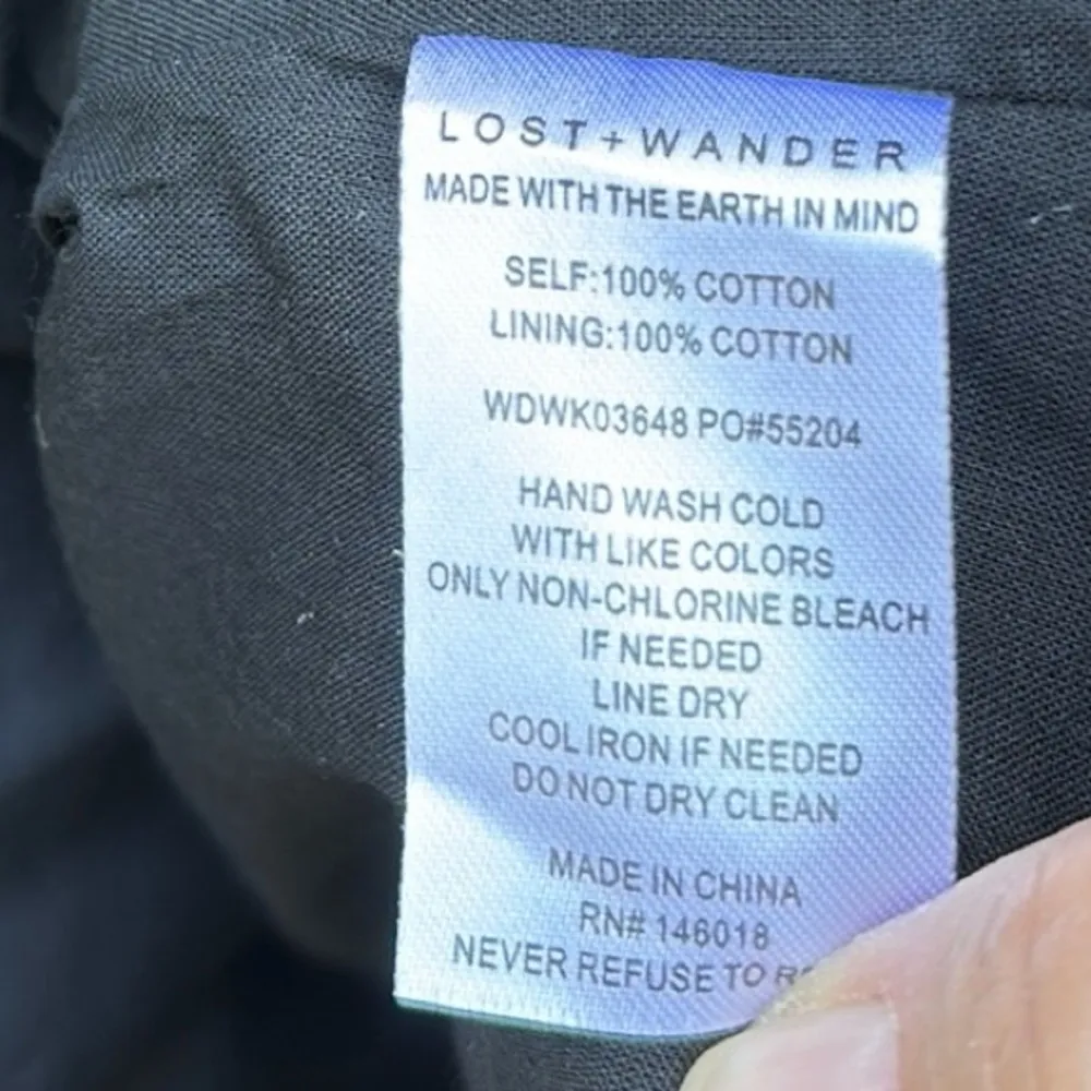 NWT Lost + Wander La Luna Maxi Dress Black Size Medium - Image 12