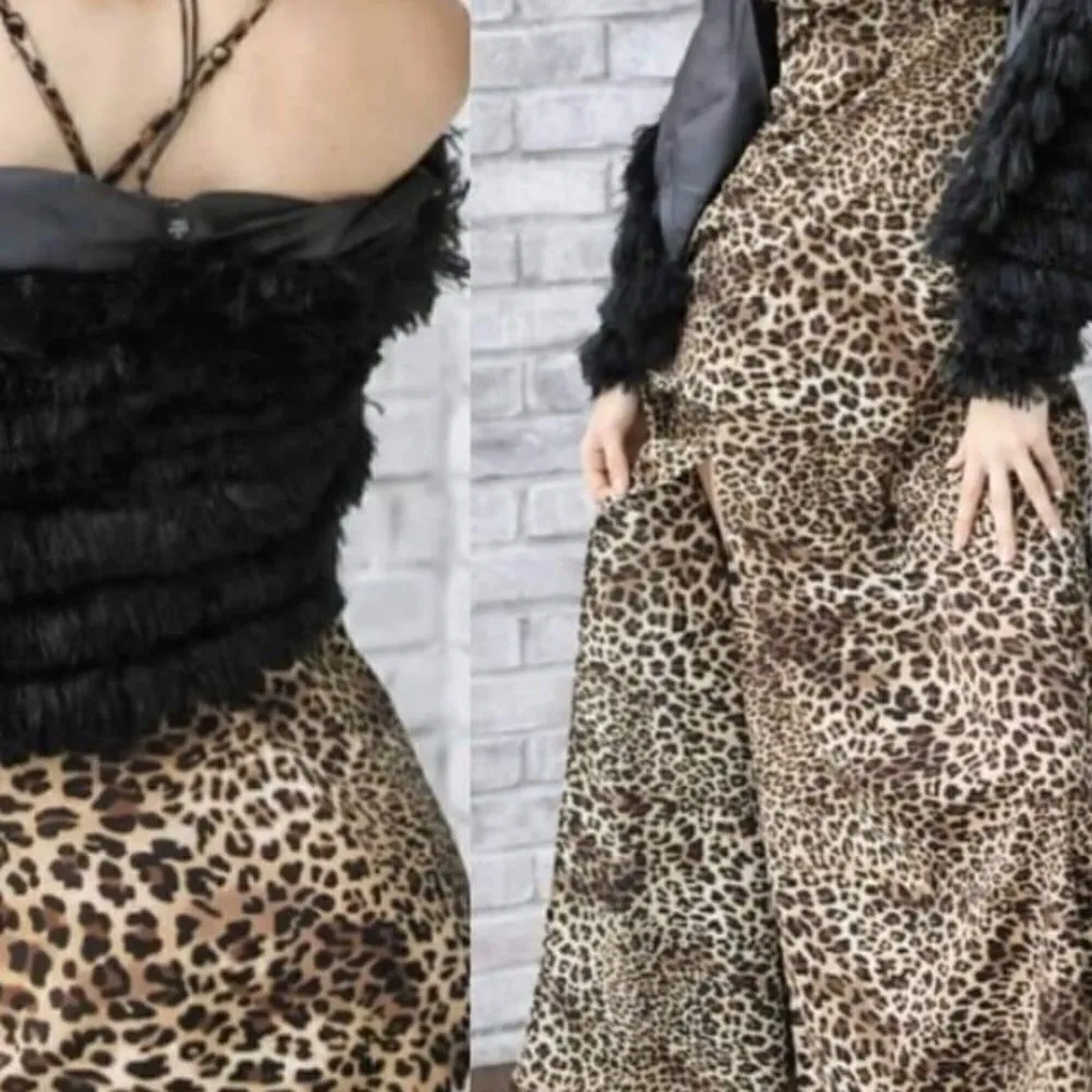 Leopard Print Maxi ‎ Dress Brown - Image 12