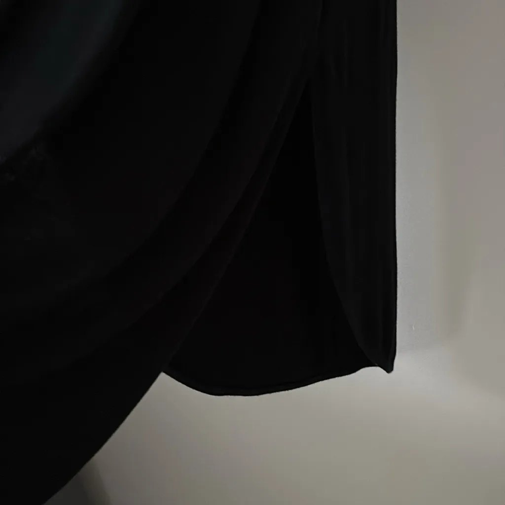 Michael Stars Sara Lace Up Ribbed Knit Reversible Fitted Midi Dress Size S - Image 8