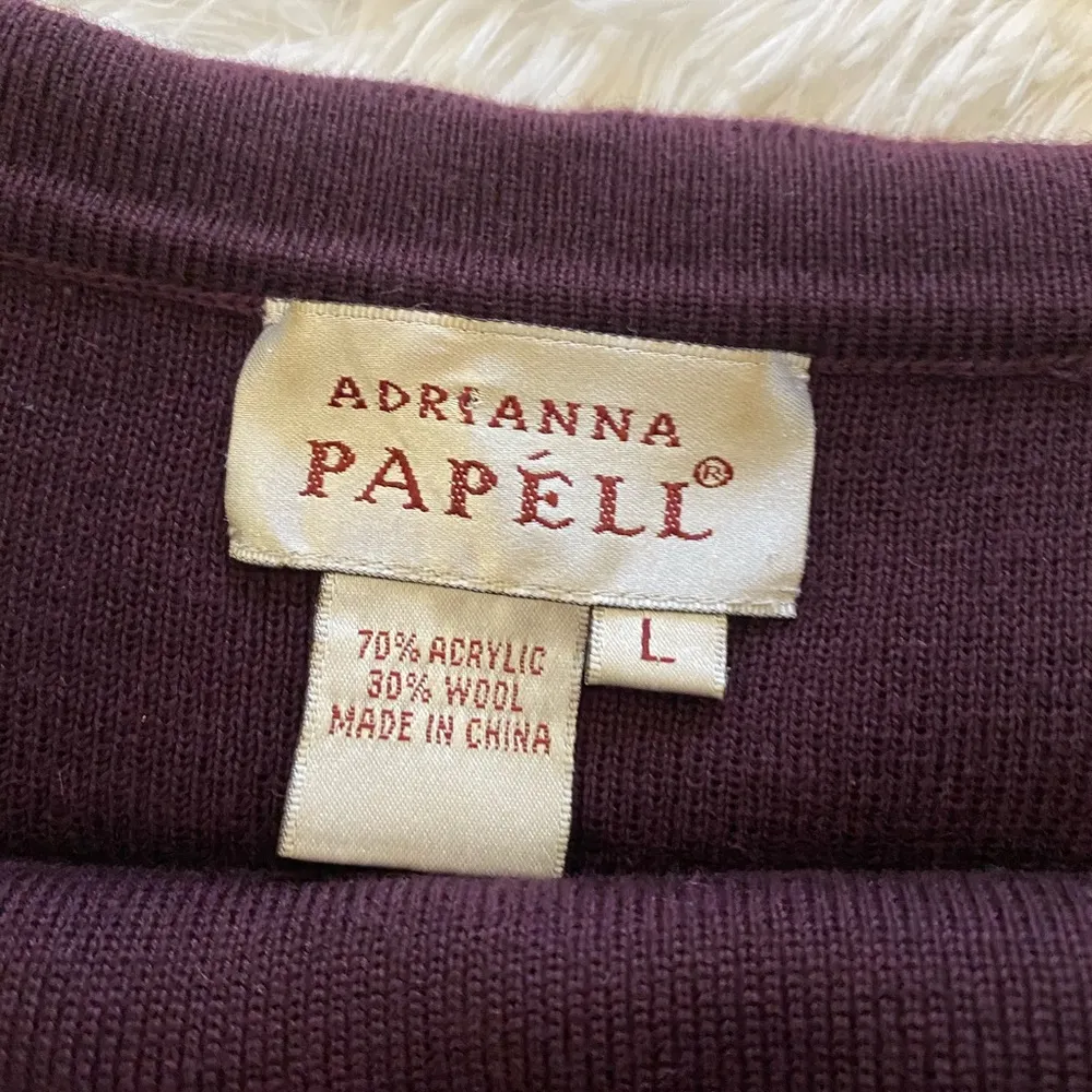 Adrianna papell long sleeve off the shoulder top - Image 3