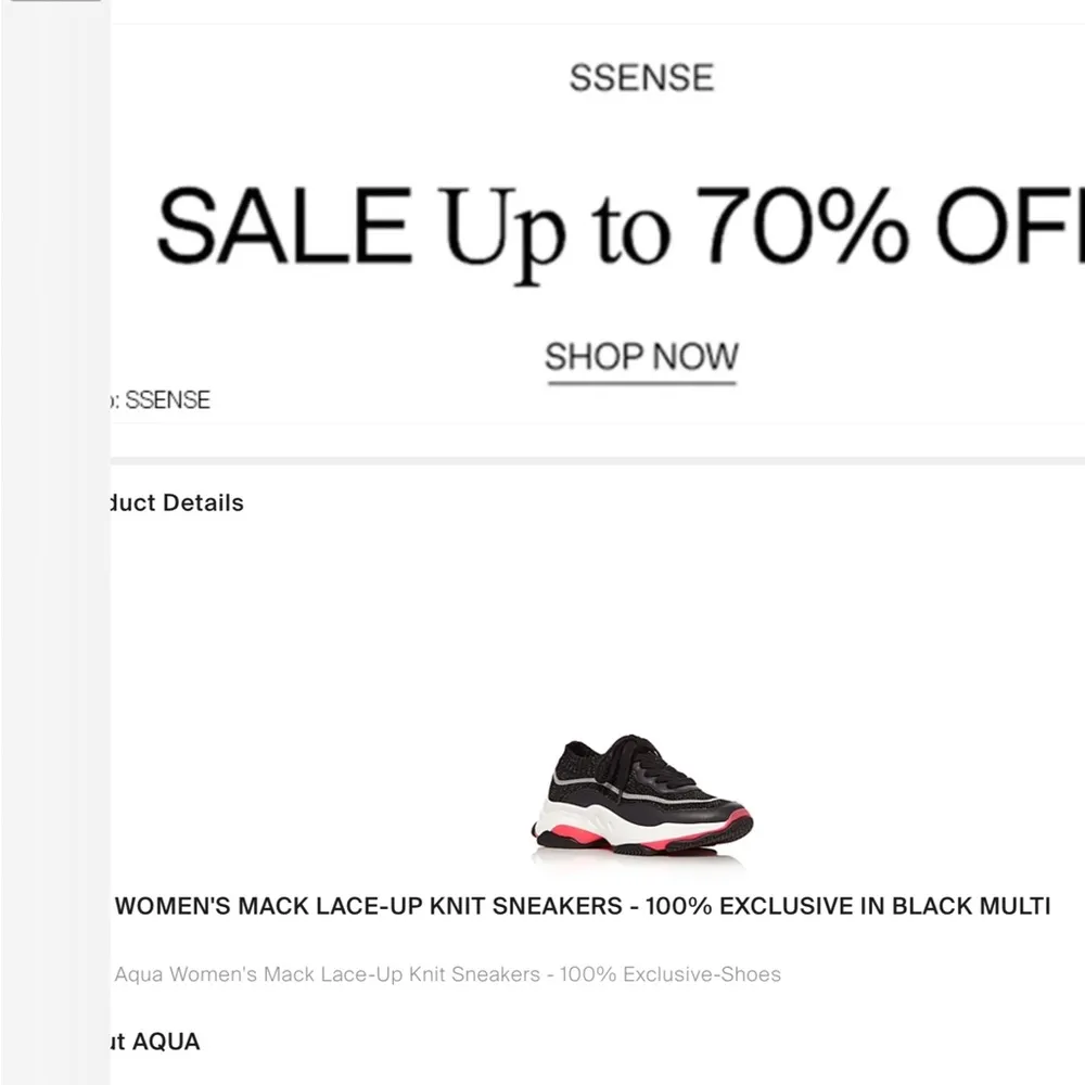 Athletic Mack Lace Up Sneakers in Black Multi Reg.$99 - Image 6